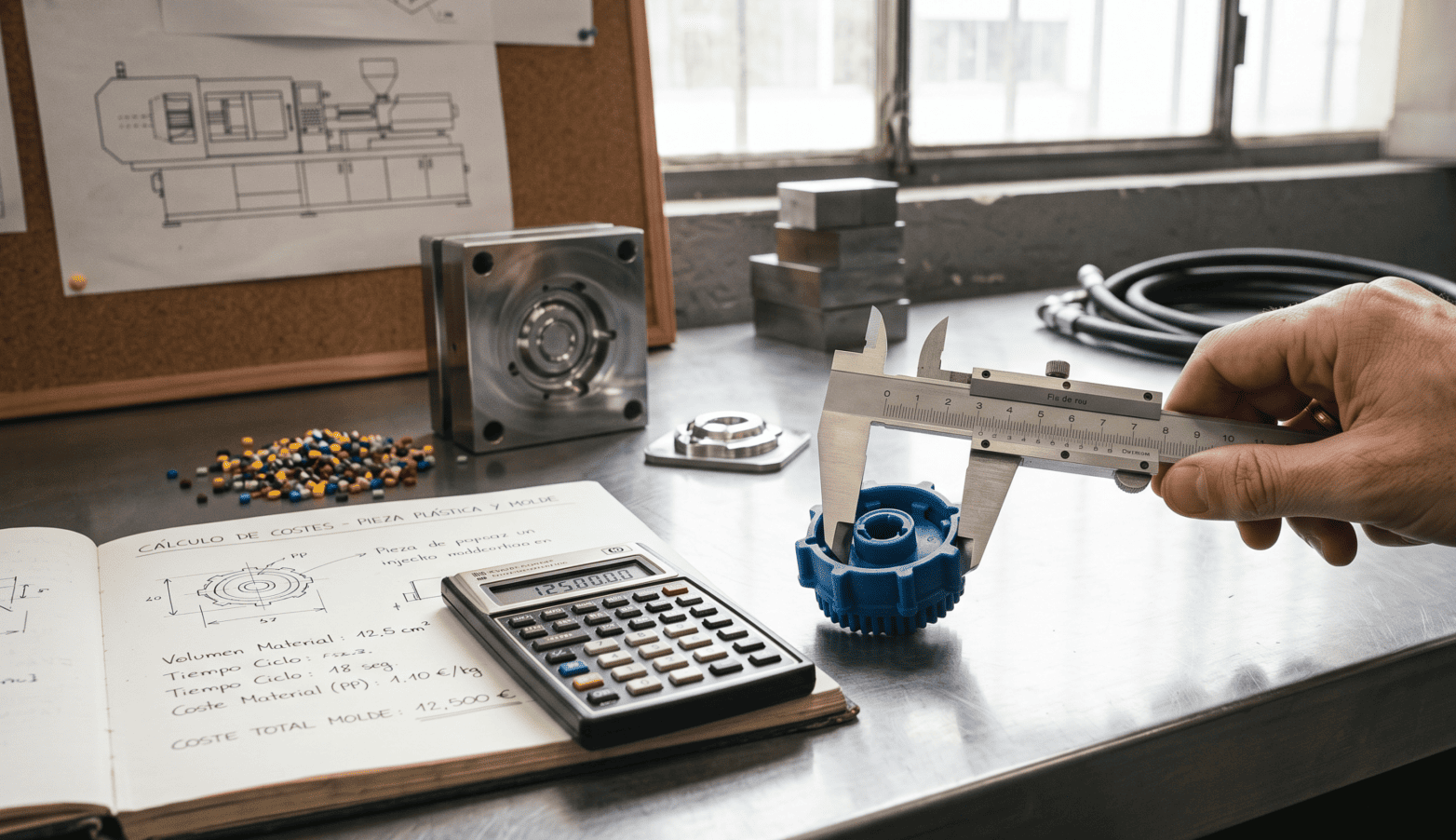 Calculadora gratuita de costes: Descubre el precio de tu molde de inyección de plástico y piezas en segundos.